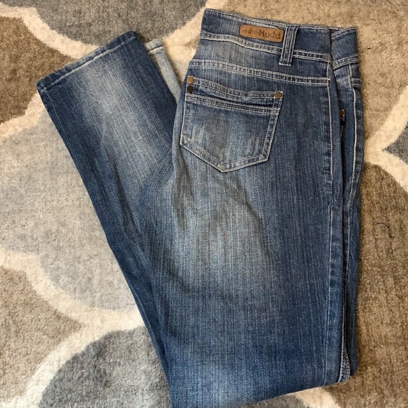 💜 Mudd Knee Pleated Jeans - Picture 1 of 6